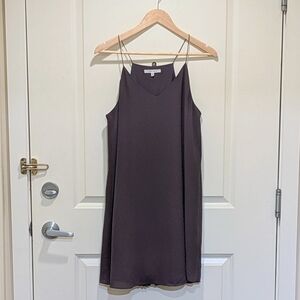 EUC Naked Zebra M Spaghetti Strap Pleated Back Flowy Dress